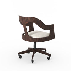 Crescent Desk Chair - Brown