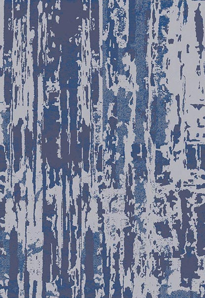 Danica Transitional Geometric Indoor/Outdoor Area Rug - Blue/Gray 3'11" x 5'2"