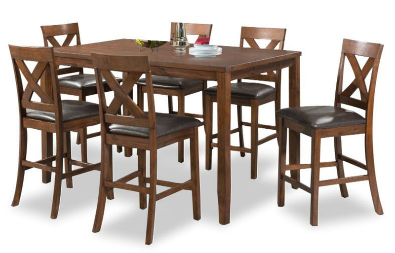 Alex Counter Height Dining Table & 6 Chairs | Wichita Home Outlet