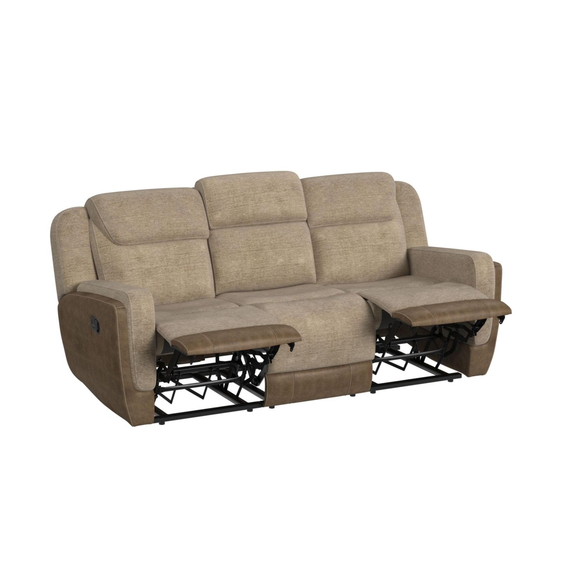 Hornet Manual Reclining Sofa - Beige