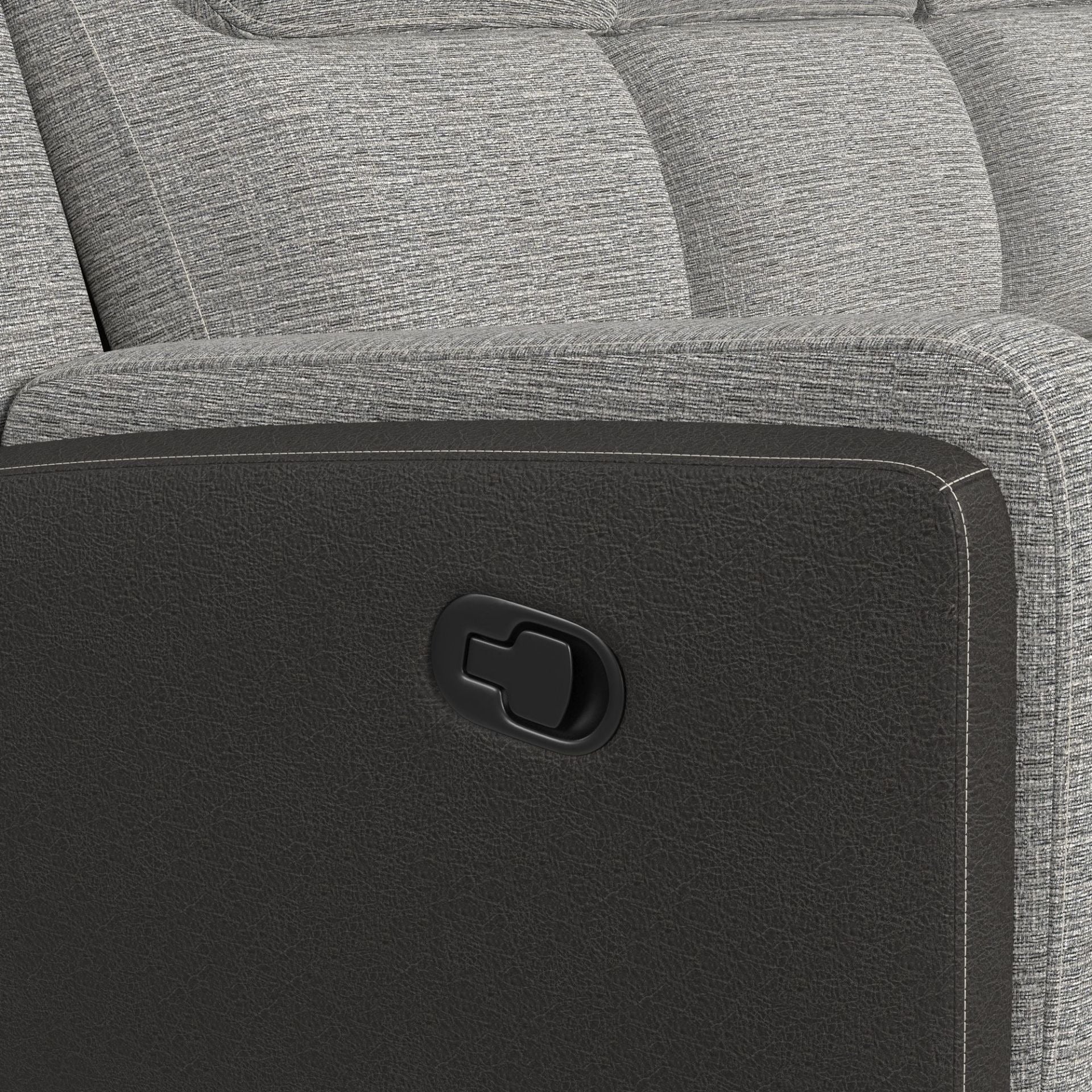 Hornet Manual Reclining Sofa - Grey