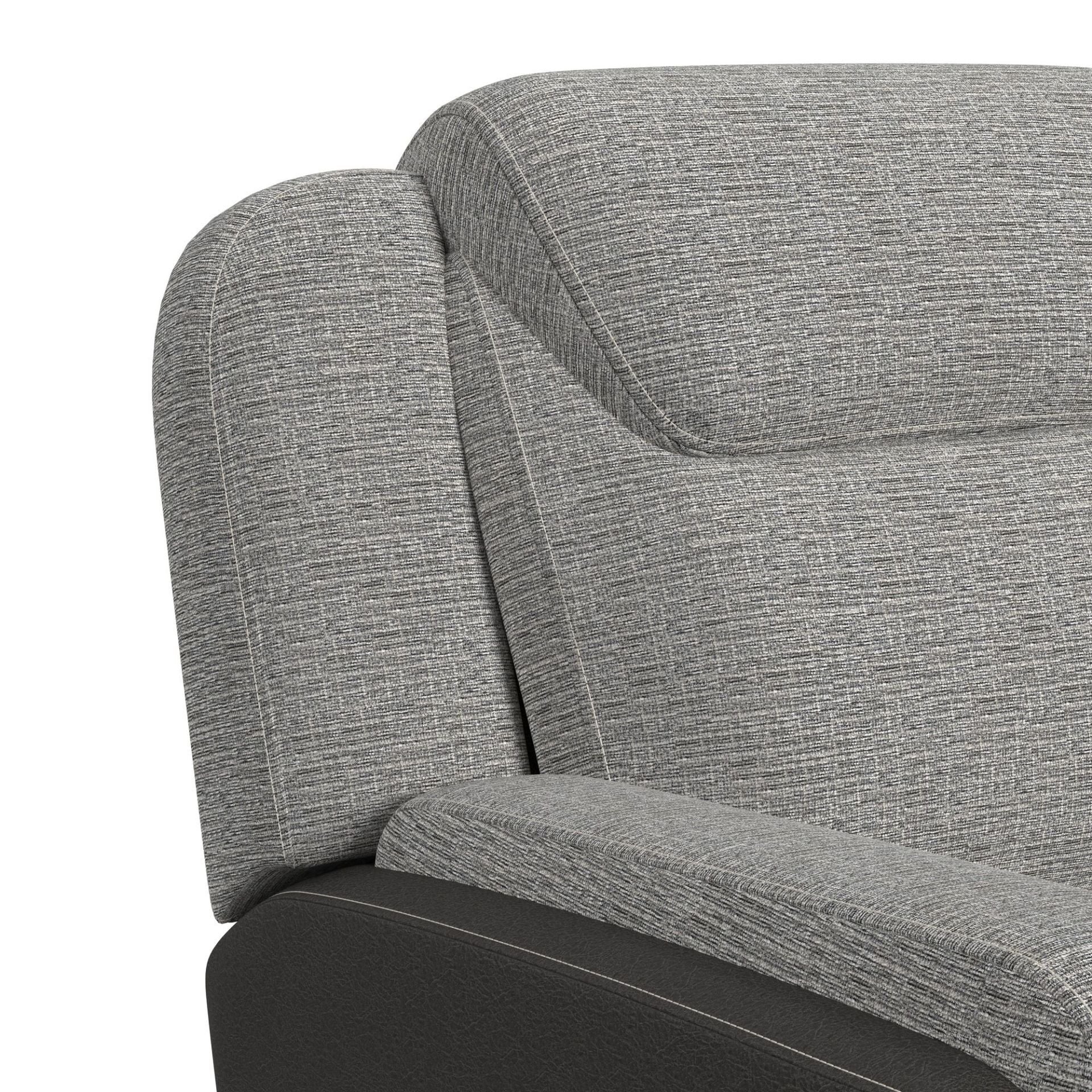 Hornet Manual Reclining Sofa - Grey