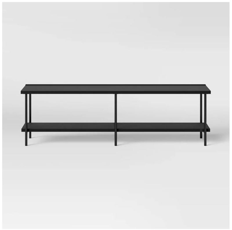 Wood and Metal TV Stand for TVs up to 60" - Black