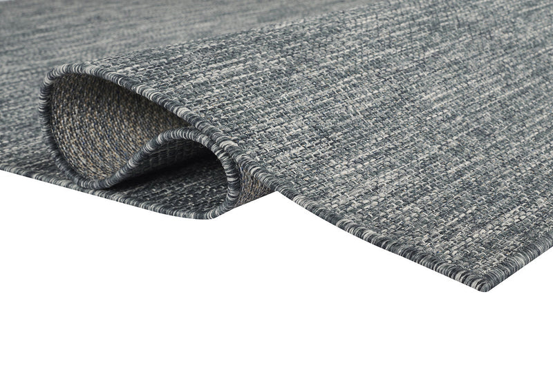 Knots 965 Area Rug - 8' x 10' - Denim