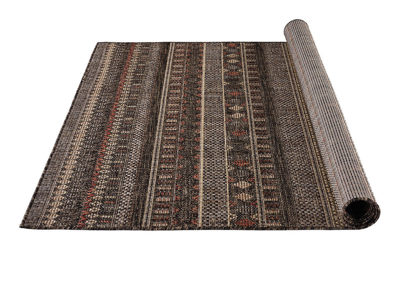 Knots 966 Area Rug - 5' x 7' - Walnut