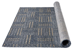 Knots 964 Area Rug - 5' x 7' - Denim