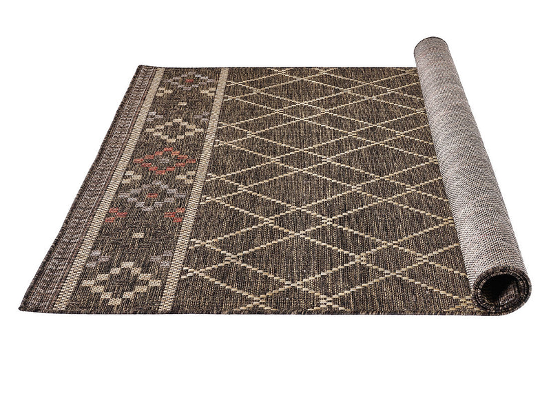 Knots 963 Area Rug - 8' x 10' - Walnut