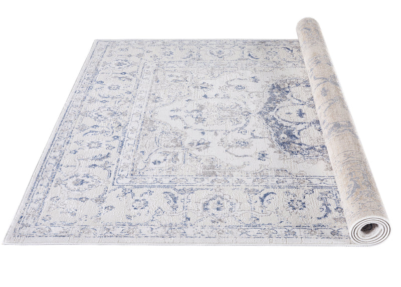 Glitz 712 Area Rug - 5' x 7' - Steel