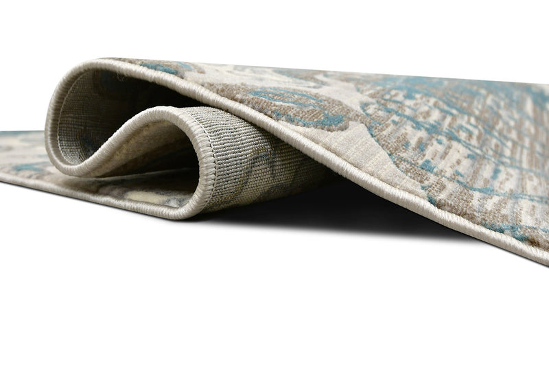 Ritz 85 Area Rug - 8' x 10' - Aqua Blue