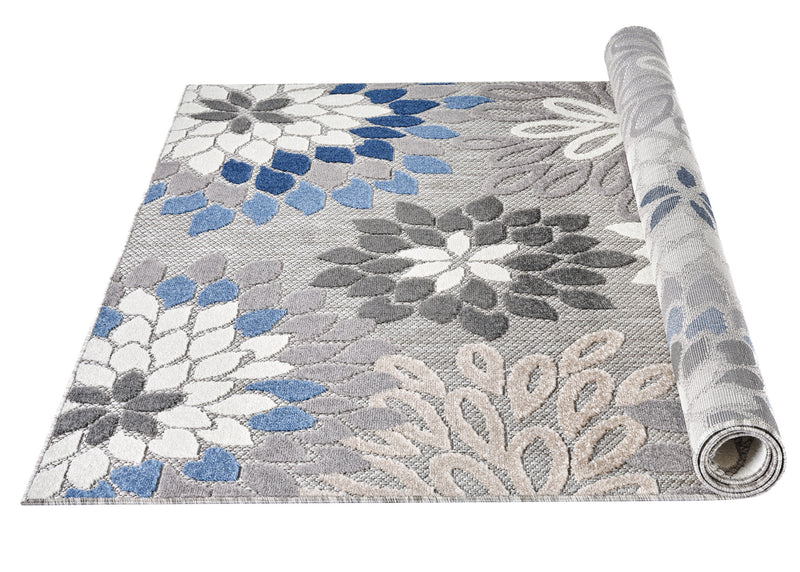 Malibu 460 Area Rug - 8' x 10' - Fog