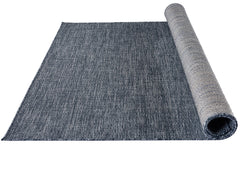 Knots 965 Area Rug - 8' x 10' - Denim