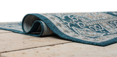 Coastal 668 Area Rug - Turquoise - 5' x 7'