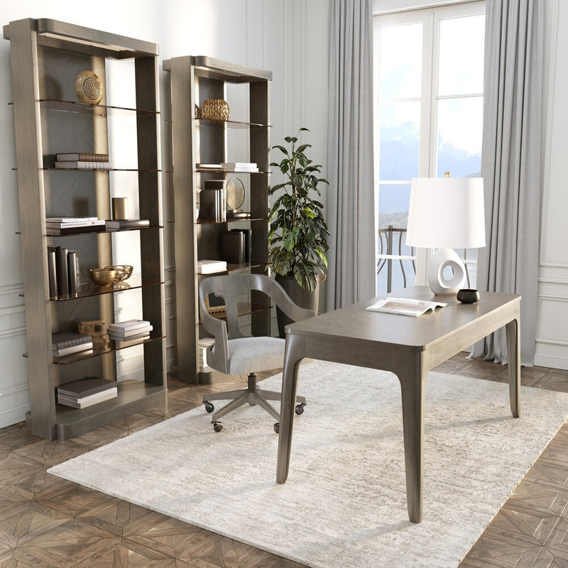 Crescent Desk Chair - Grey