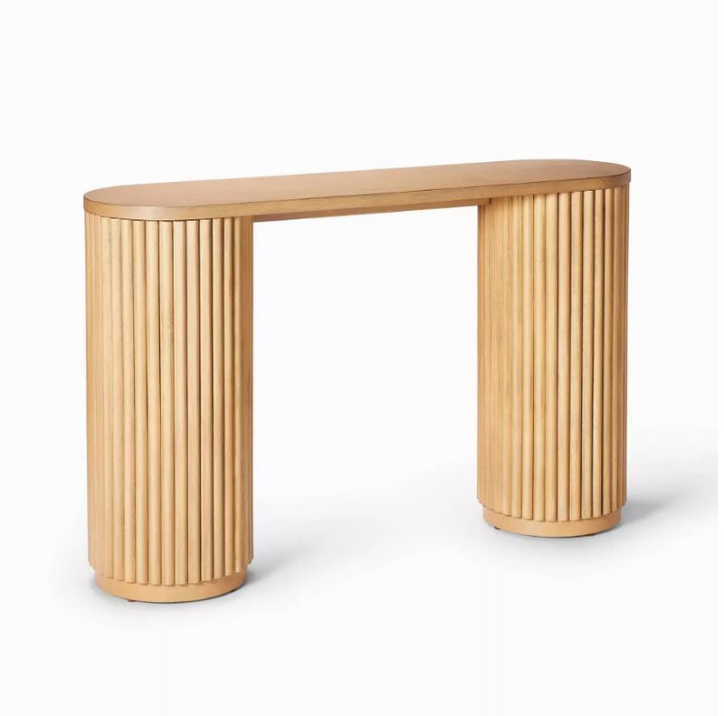 Dowel Console Table Natural