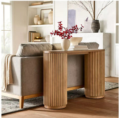 Dowel Console Table Natural