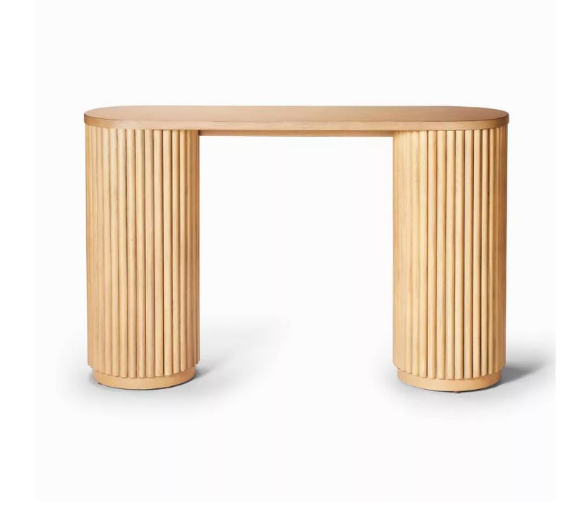 Dowel Console Table Natural