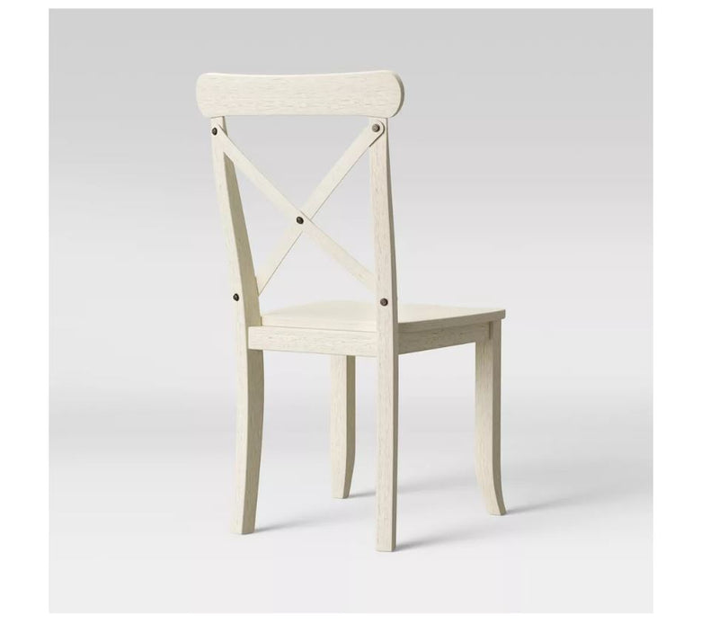 Litchfield XBack Dining Chair, Antique White (Set of 2) Wichita Home Outlet