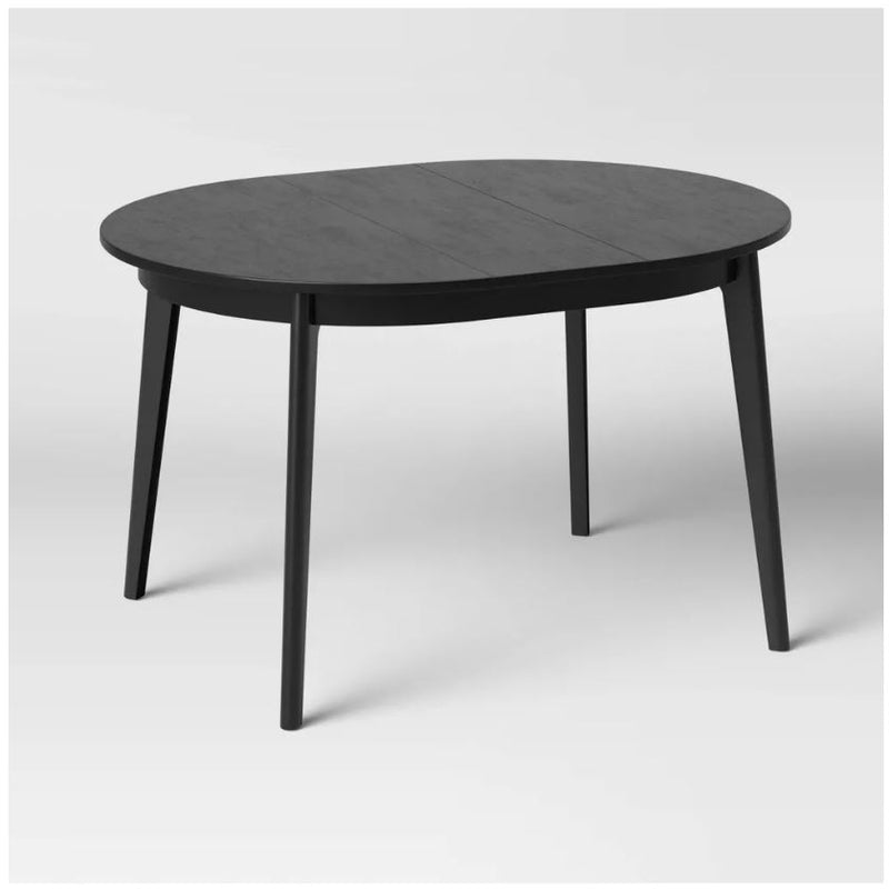 36" Dakota Industrial Round Dining Table - White/Brown