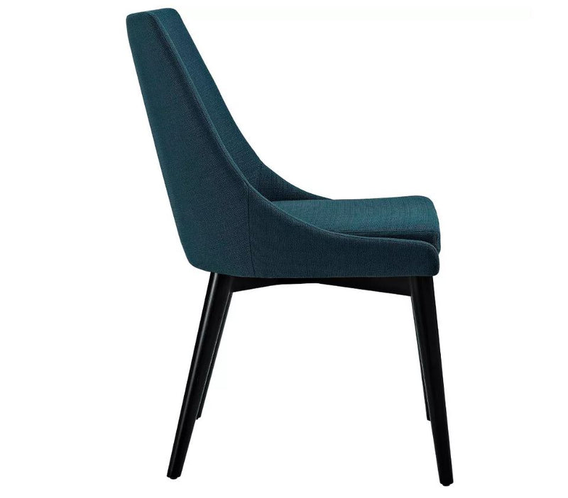 Viscount Fabric Dining Chair  - Azure