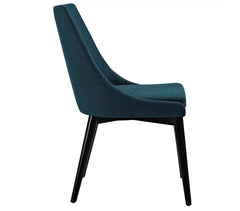 Viscount Fabric Dining Chair  - Azure