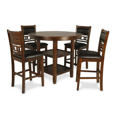 Giana 5 pc Counter Height Dinette Brown