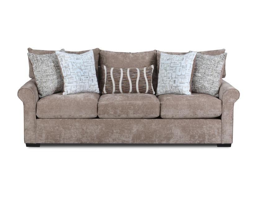 Nadia Sofa - Mushroom - Wichita Home Outlet