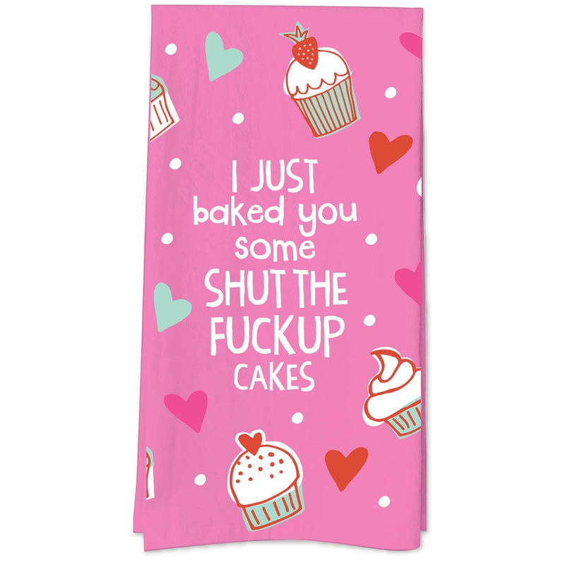 Shut the F*ck Up Cakes Tea Towel