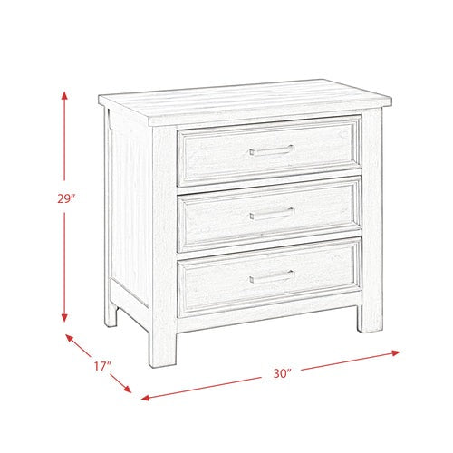 Sullivan 3 Drawer Nightstand