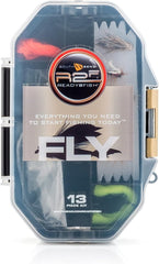 Fly Fishing 2 pc Rod and Reel Combo, with Tackle Kit, Fishing Equipment 9’