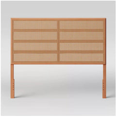 Minsmere Caned Headboard, Queen - Natural Brown