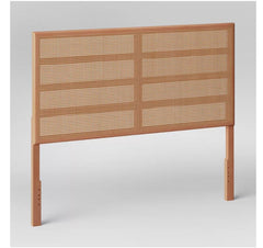 Minsmere Caned Headboard, Queen - Natural Brown