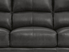 Abbyson Austin Leather Sofa - Grey