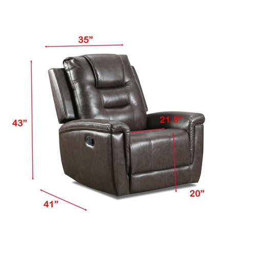 Rocker Recliner - Charlie Chocolate