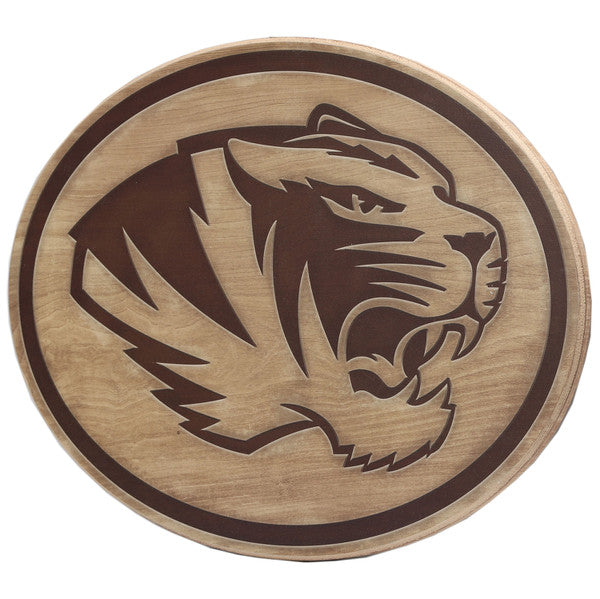 University of Missouri Tigers Logo Wood Wall Decor