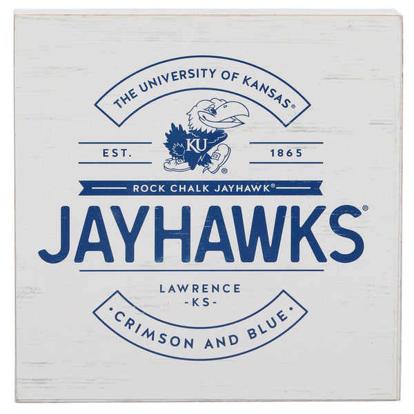 University Of Kansas Jayhawks Logo Wood Wall Decor