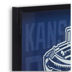 Kansas City Royals Stadium Glass Framed Wall Decor