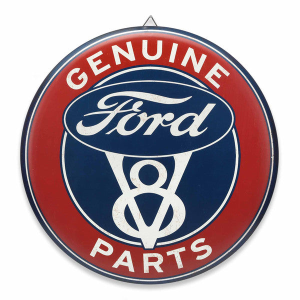 Ford Motors Domed Metal Sign