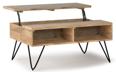 Hunter Lift Top Coffee Table in Mango