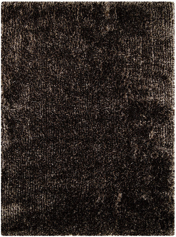 Afro Plain Area Rug - 8' x 11' - Brown Mix