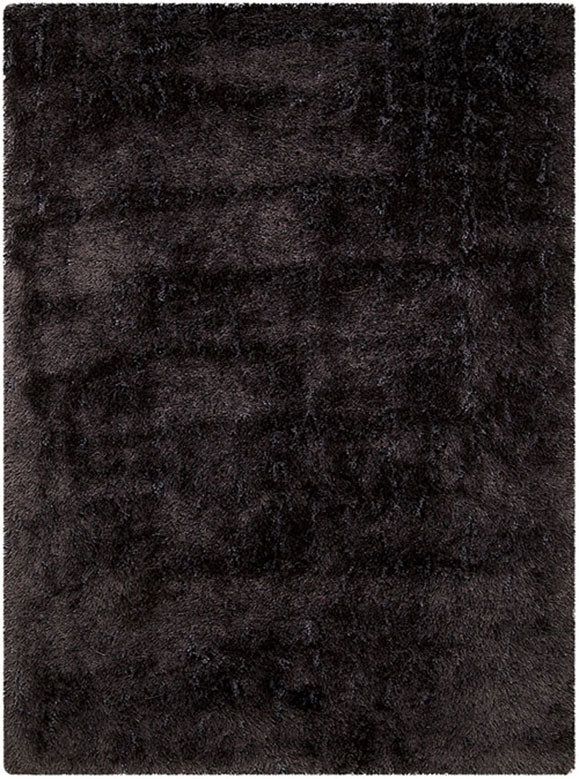 Afro Plain Area Rug - 8' x 11' - Charcoal