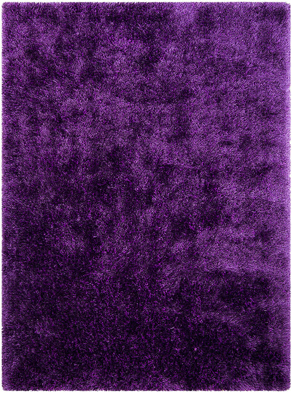 Afro Plain Area Rug - 8' x 11' - Lilac