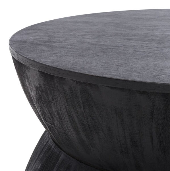 Alecto Round Coffee Table - Black