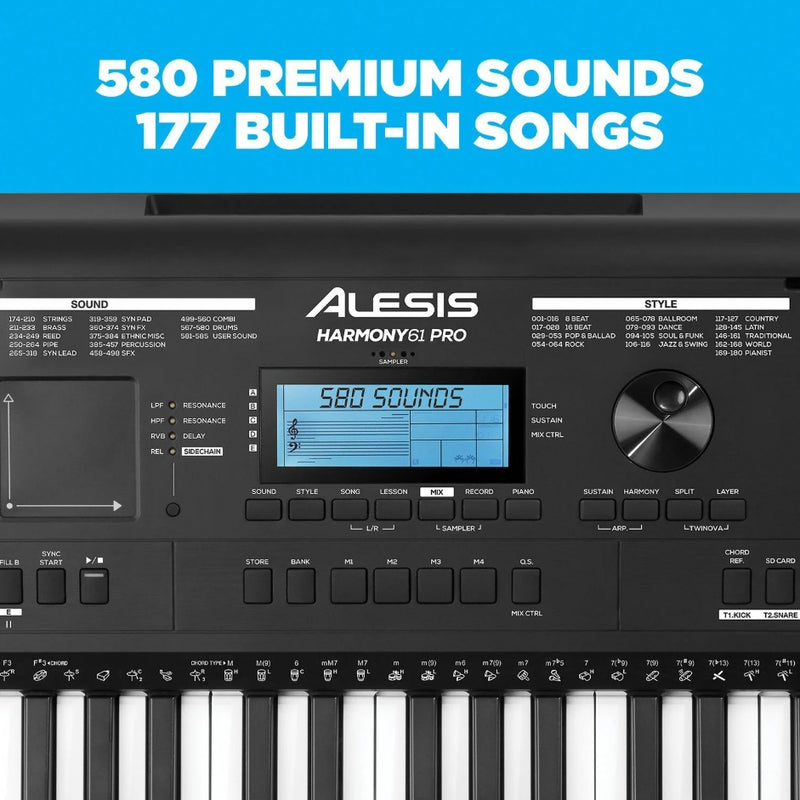 Alesis Harmony 61 Pro Portable Keyboard