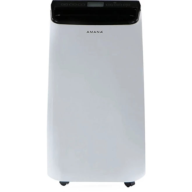 Amana Portable Air Conditioner with Remote Control in White/Black - Rooms up to 500-Sq. Ft.