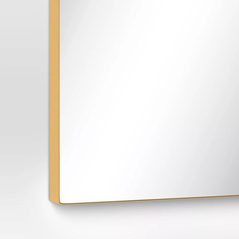 24" x 36" Infinity Mantle Mirror - Brass