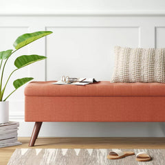 Lynwood Slipcover Cube Ottoman - Green