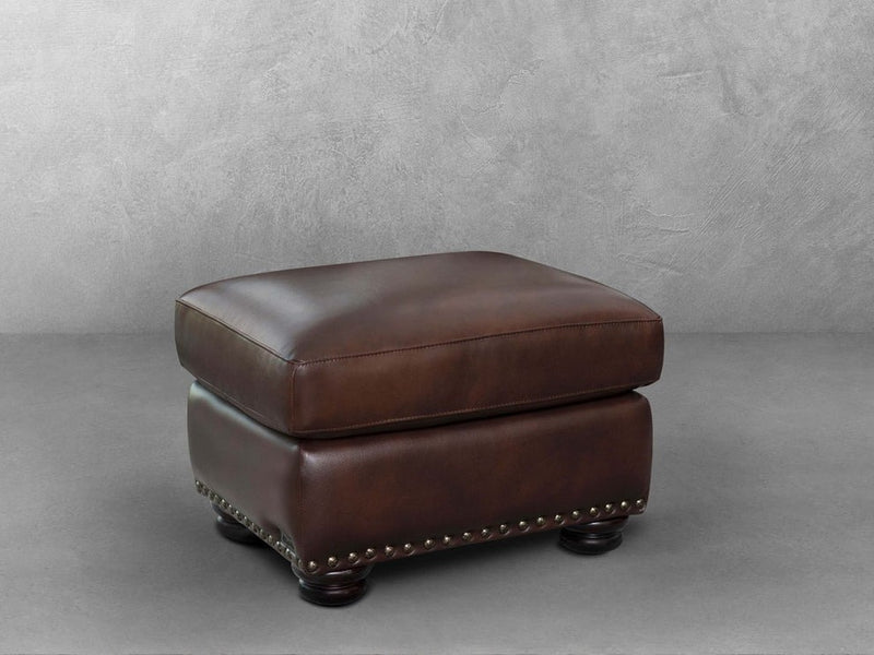 Cicely Waterfall Ottoman - Cream Boucle