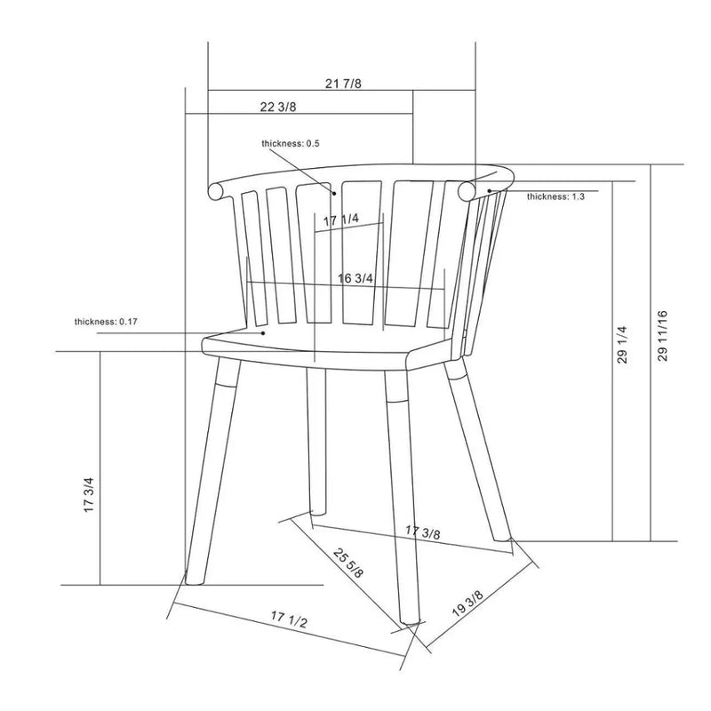 Balboa Barrel Back Dining Chair Black Wichita Home Outlet