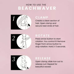 BEACHWAVER Co. B1 Rotating Curling Iron - Midnight Rose - 1