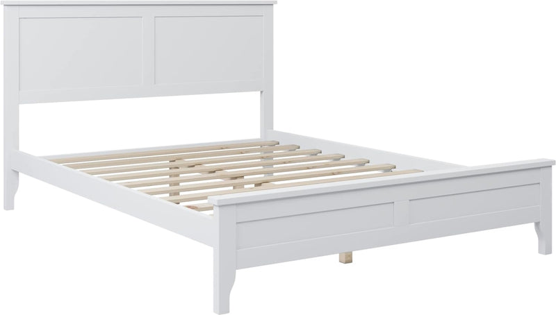 Modern Solid Wood Platform Bed - Full